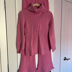 Vintage Japan Pink Mohair Sweater Set